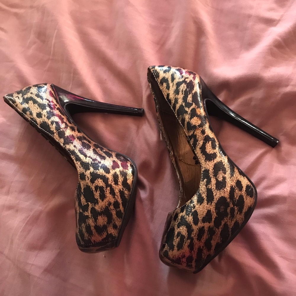 Cheetah Print Steve Madden Stilettos